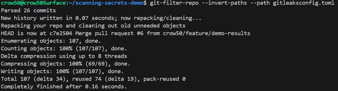 Git-Filter-Repo Remediation