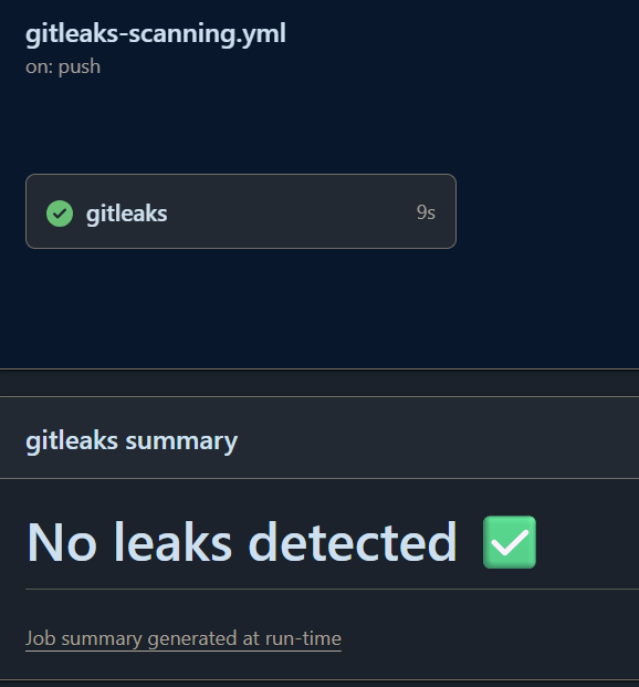 Succesful Secret Remediation